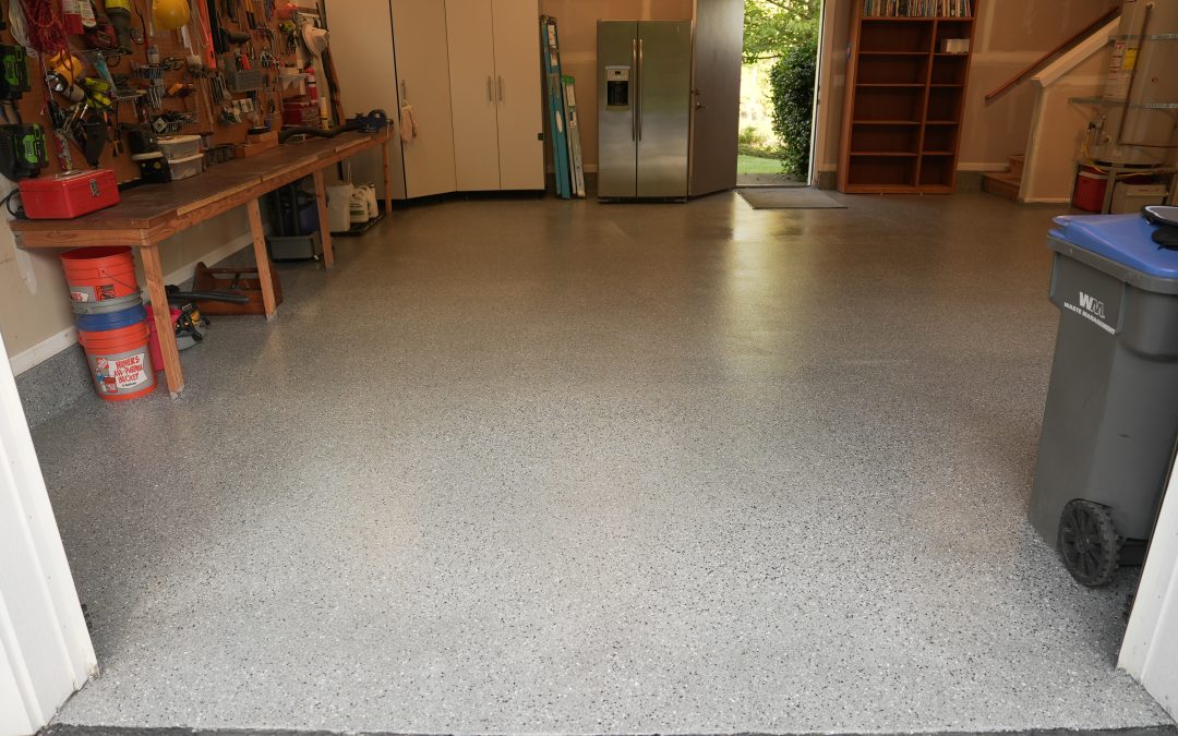 Elevate Your Garage With Our Customizable Epoxy Flake Coating Service