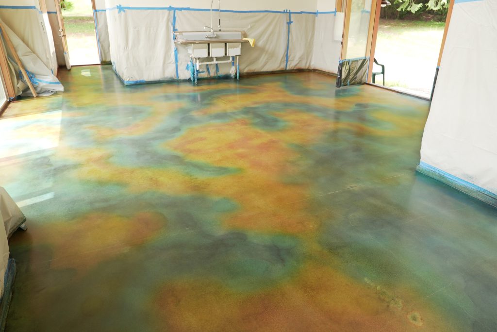 Concrete Staining by Cleanstart Concrete & Coatings concrete flooring