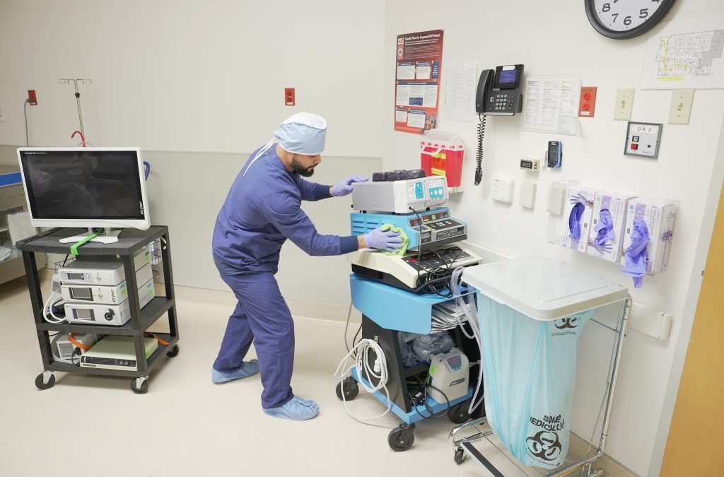 Professional Terminal Cleaning Guided by Infection Control Best Practices 